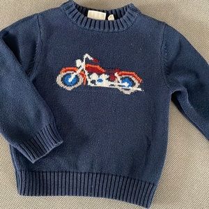 Boys Motorcycle Sweater